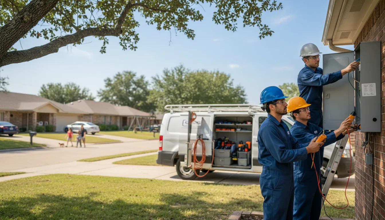Certified electrician providing emergency electrical services in Winnebago, NE